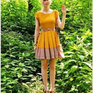 Dear Creatures- Mustard Yellow Gillian dress. Size medium